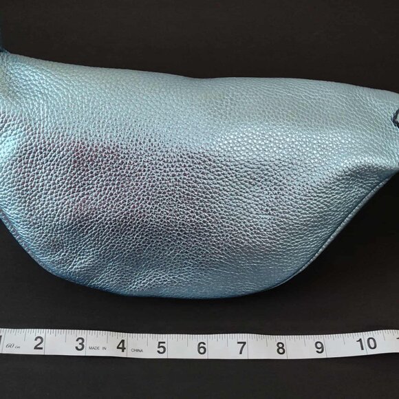 Coach (authenticated), teal, metallic fanny pack/belt bag - Picture 10 of 12